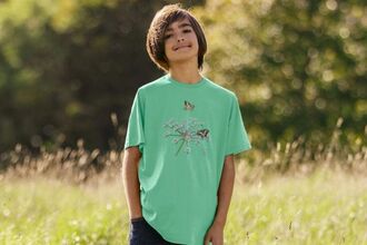 Teemill - Swallowtail butterfly kids t-shirt
