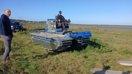 a person sitting on a Truxor